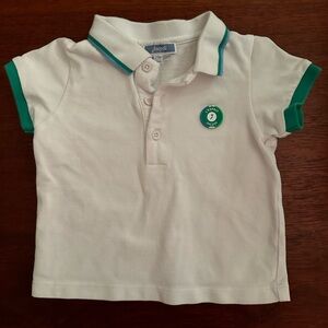 Jacadi baby boy short sleeve polo shirt 24 months